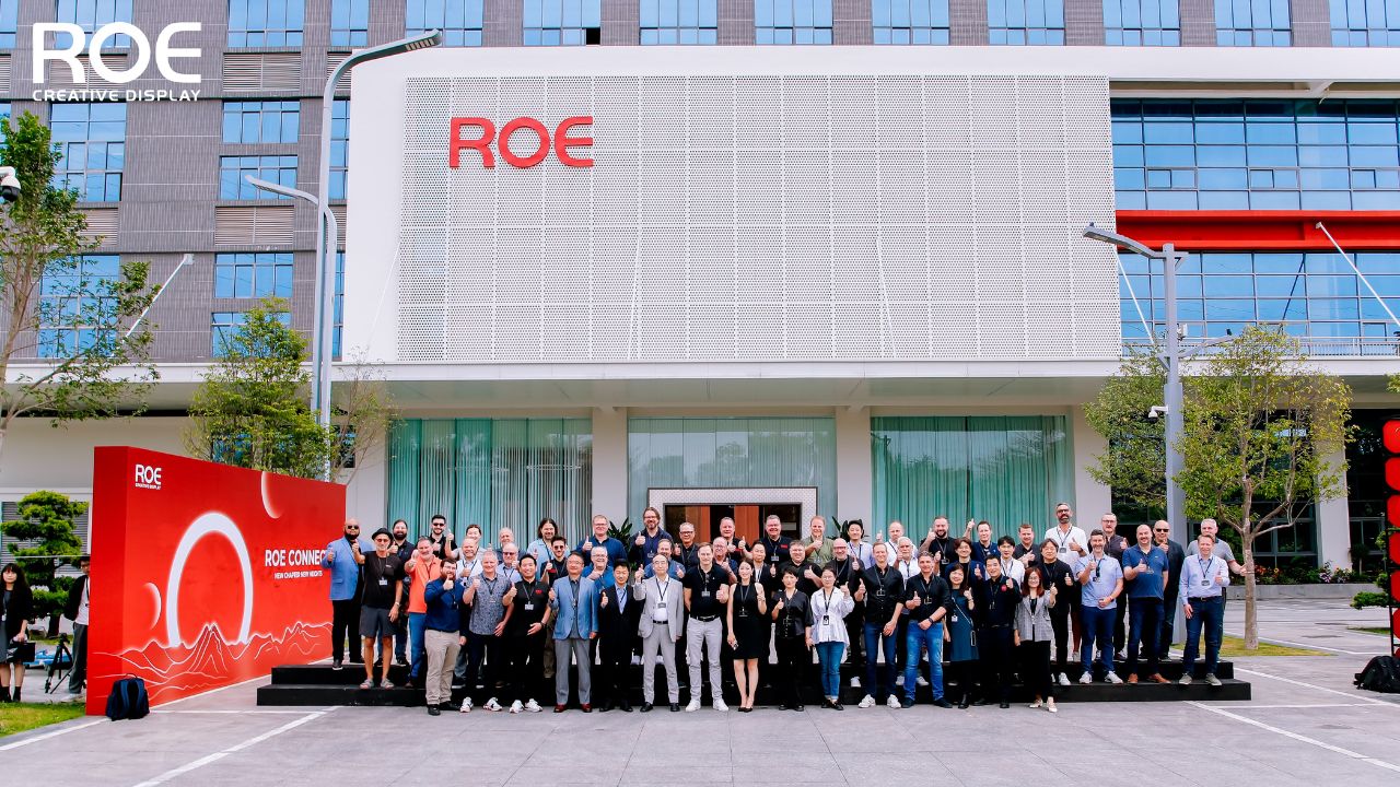 A scene from "ROE Connect," ROE Visual's partner event held at its headquarters Photo