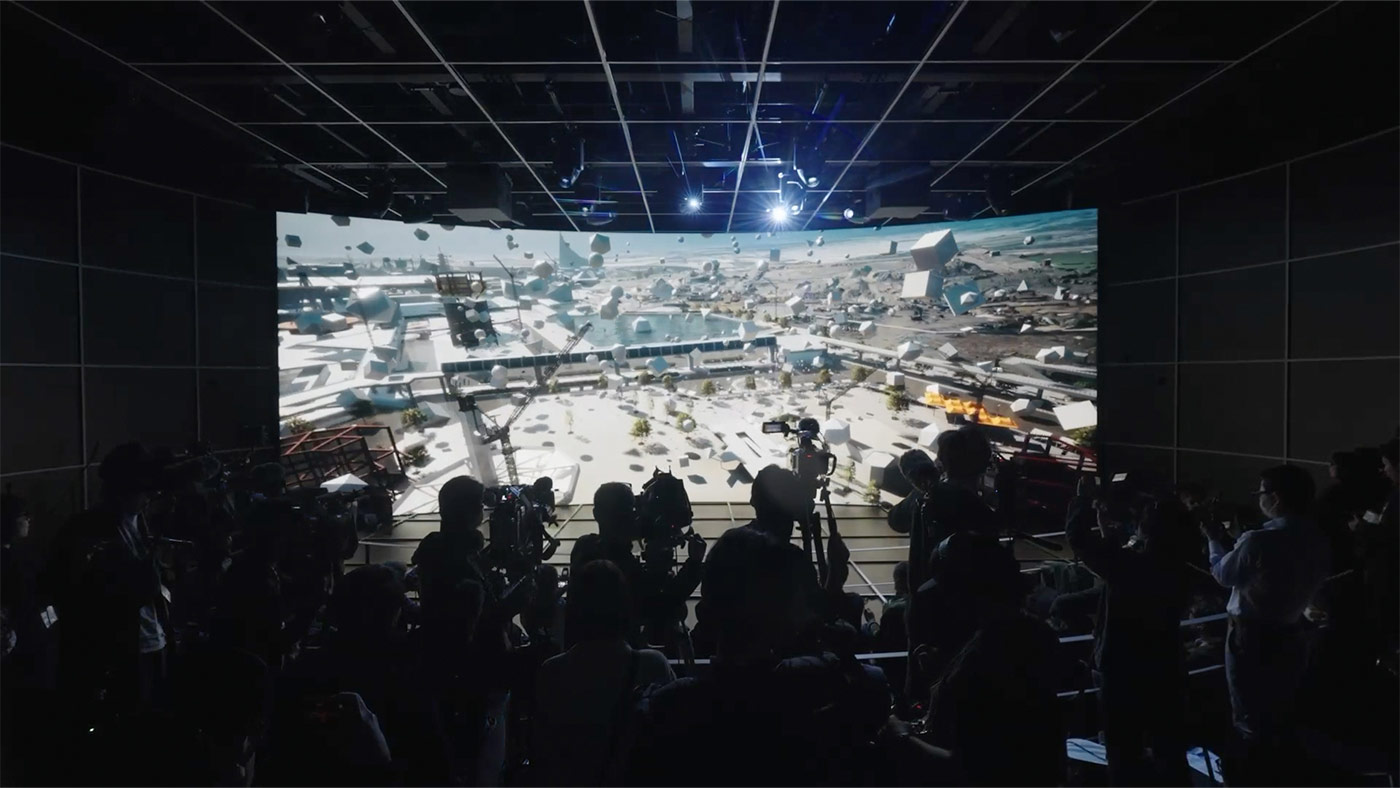Immersive LED System at the NTT Pavilion in Yumeshima photo