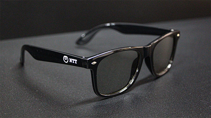 Special 3D glasses for the Immersive LED System. Their passive design was praised for its simplicity and lightweight construction. Custom engraving is also possible. photo